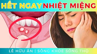 6 Cách Tự Nhiên HẾT NGAY NHIỆT MIỆNG (Đơn giản hiệu quả ngay tại nhà)