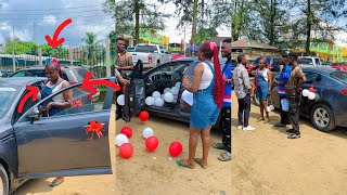 Man Return from prison in Europe after 5yrs He surprised her wit a car 14M but she rejected the car