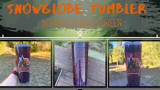 31 days of halloween-MAKING A HALLOWEEN SNOW GLOBE TUMBLER