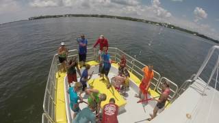 Dolphin Fun Cruises Gulf Shores Water Fights 7 15 16 12PM