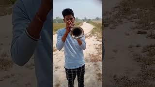 rajasthan troop slow march play beginner parmod meena on trumpet