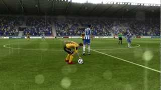 FIFA 13 freekick conceded for being fouled! Fuck FIFA