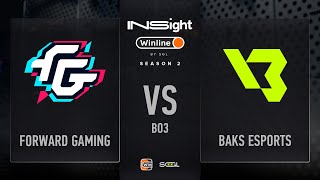 CS:GO | Forward Gaming vs BakS eSports | bo3 | Winline Insight S2 | Group Stage | Day 11