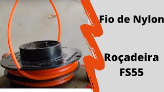 Como trocar, regular e puxar o fio de nylon da roçadeira Stihl