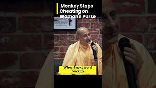 monkey stops cheating on woman's purse :Sacred Visions