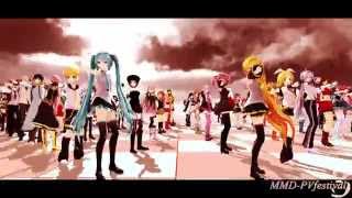 【MMD-PVF3】84人でTIMBER!!【VOCALOID/UTAU+】