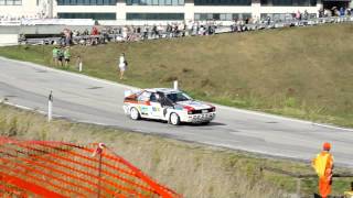 RallyLegend 2014 SS7 The Legend Audi Quattro Klausner Jump and Show