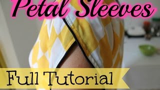 Petal sleeves- Full tutorial