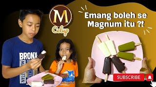 Membuat es krim enak magnum celup di rumah