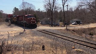 CP 8738 at Rosseau Road (16APR2023)