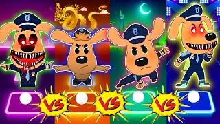 🟢Sheriff Labrador 🆚 Sheriff Labrador Exe ⚡ Tiles Hop EDM Rush. Who is best? TRANSLATION🟢