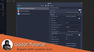 Exporting to Windows with a custom icon (#GodotEngine Tutorial)