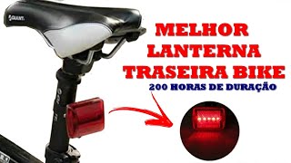 Lanterna traseira bike led review (5 modos de luz)