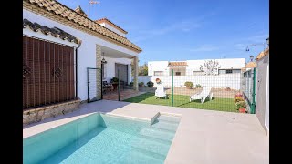 Estupenda casa en Conil con piscina en alquiler con barbacoa