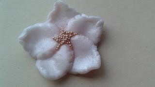 DIY Polymer clay: Tutorial fiore di Mandorlo/ Almond Blossom