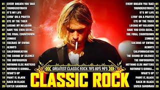 Queen, AC/DC, Bon Jovi, Metallica, Nirvana, Scorpions - Classic Rock Songs 70s 80s 90s Full Album