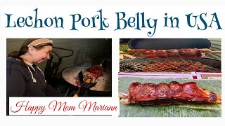 Lechon Pork Belly I Mukbang New Year's Eve Lechon Pork Belly I Happy Mom Mariann