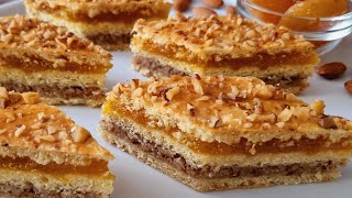 С каждым днём вкуснее и мягче.Ботлихский пирог с двумя начинками/Pie with dried apricots and nuts