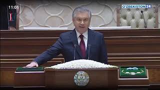 SHAVKAT MIRZIYOYEV IKKINCHI MUDDATGA PREZIDENTLIKKA QASAMYOD QILDI.