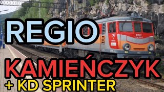 *REGIO KAMIEŃCZYK*  oraz *KD SPRINTER* na stacji Szklarska Poręba Górna