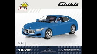 [COBI] Maserati Ghibli - Speedbuild (Maserati Series No. 24564)