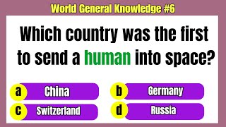 🌍 20 Toughest World Quiz Questions You Can't Miss! 🧠