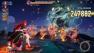 Himeko Solo vs Abundant Ebon Deer Level 81 Difficulty 3 The Nihility Path - Honkai Star Rail