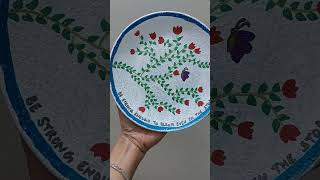 Crockery Painting| Creative Art | Quotes