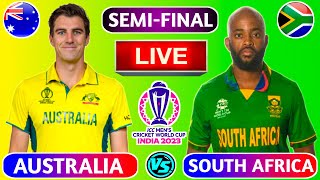 🔴Live: Australia vs South Africa,Semi-Final | AUS vs SA Live Cricket Score |Live Cricket Match Today