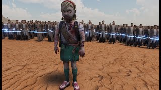 ZOMBIE KID vs 1000000 JEDI KNIGHT Ultimate Epic Battle Simulator 2 UEBS 2