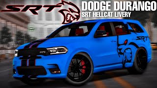 Building A Dodge Durango SRT Hellcat Livery | Car Parking Multiplayer