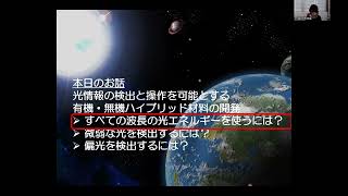 [Part1/2] “見えない・使えない”光を”見える・使える“光に！～有機・無機ハイブリッド材料開発による光情報の検出と操作～_JST知財部オンラインセミナー_技術・応用例紹介