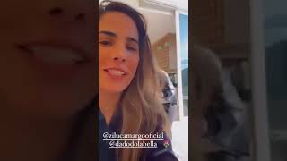 Zilú leva comida no prato para Dado Dolabella e Wanessa Camargo