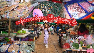 ဘန်ကောက်မှာအကြီးဆုံးKhlong Toei စျေးကြီးး-Biggest Wet Market in Bangkok-Khlong Toei Market