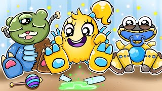 Hoola, Nitebear & Wubbox Turn into Baby - My Singing Monsters Animation