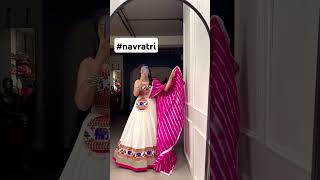 Navratri special #shorts#shortfeed#ytshorts#navratri #lahnga#pink#cream