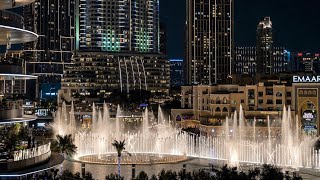 Amazing Dancing Fountain Show in Dubai & From the 146th floor of Burj Khalifa Viewing the fountain