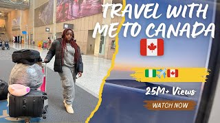 🇨🇦 TRAVEL ✈️WITH ME FROM NIGERIA 🇳🇬 TO CANADA 🇨🇦 | RELOCATION VLOG | Fly Ethiopian air with me