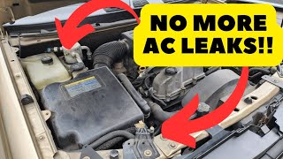 How to replace a high-pressure AC adapter / Schrader valve