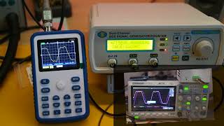 Осциллограф FNIRSI 1C15 против Siglent sds 1202x-e )