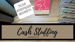 Cash Stuffing | Oct 8th Pay | Surprise Money |