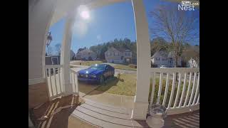 Warning Porch pirate on the loose.