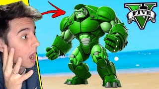 CRIEI a NOVA ARMADURA do HULK + HOMEM de FERRO no GTA 5 !