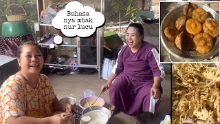 SATU KOMPOR BUAT BER DUA‼️MBAK NUR BIKIN KUE CUCUR SALEMBROT BIKIN PEYEK‼️