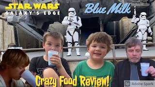 Star Wars Galaxy’s Edge - Blue Milk - One Minute Review - Disney Hollywood Studios Kids Taste Test