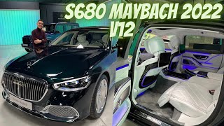 2022 S680 MAYBACH V12 FIRST MONDIAL REVIEW 💎 CONFIGURATION UNIQUE MANUFAKTUR 😮 COLD START