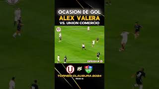 ALEX VALERA ESTUVO CERCA DE METER UN GOLAZO ANTE UNIÓN COMERCIO   #ydaleu #universitariodedeportes