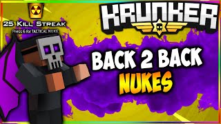 KRUNKER.IO - BACK 2 BACK NUKES! *NUKE GAMEPLAY* (GIVEAWAY)