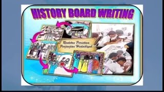 HISTORY FLIP AND BOARD WRITING