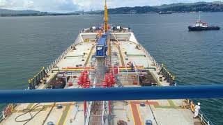 Proses sandar kapal tanker #Ft pertamina wayame